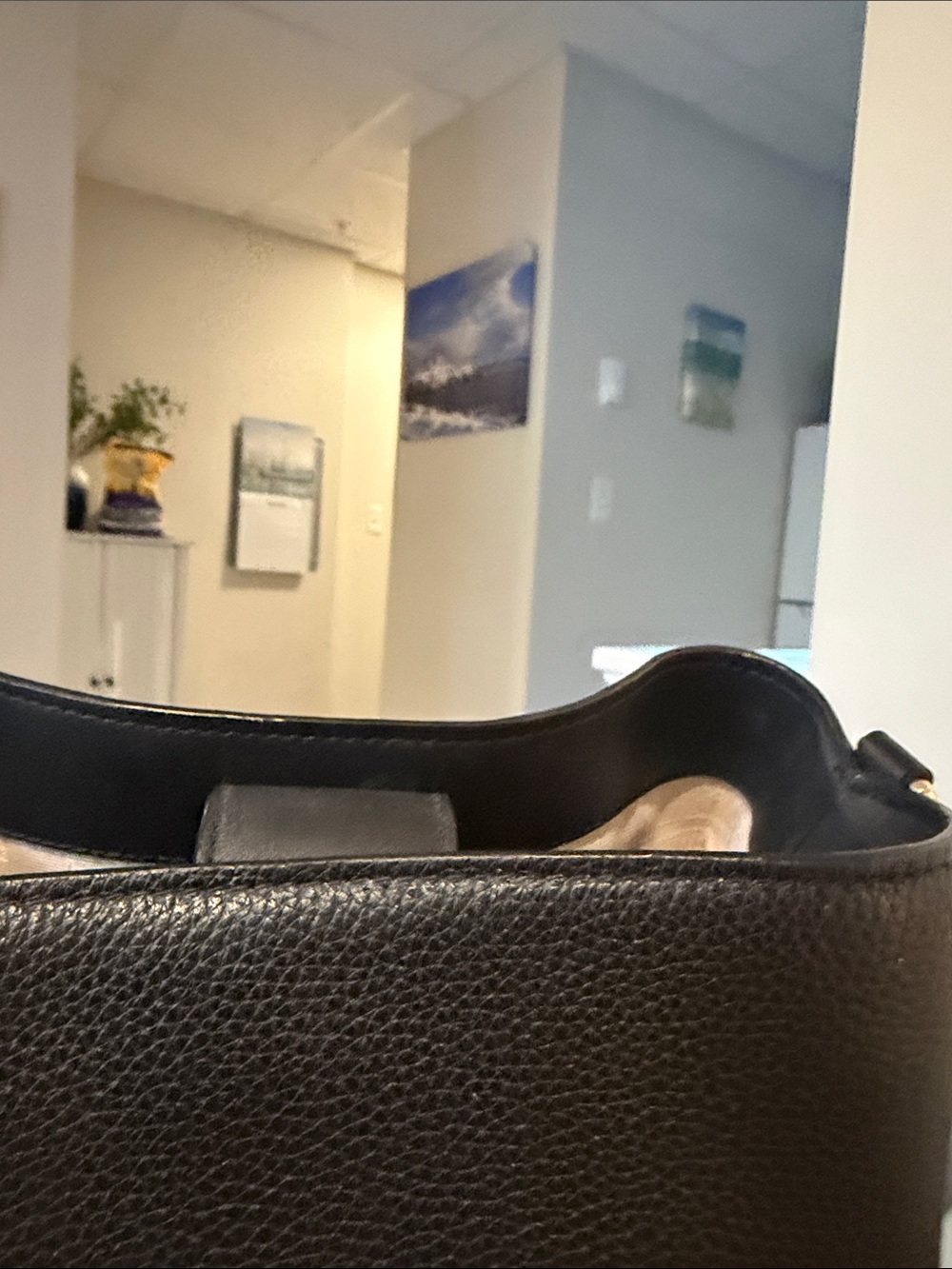 Kate Spade Black Pebbled Leather Shoulder Bag